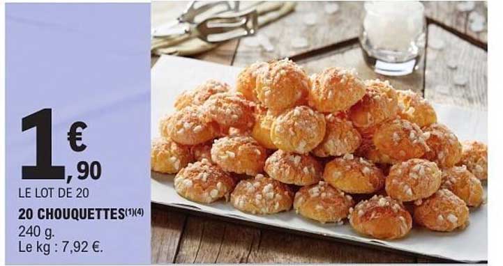 20 CHOUQUETTES