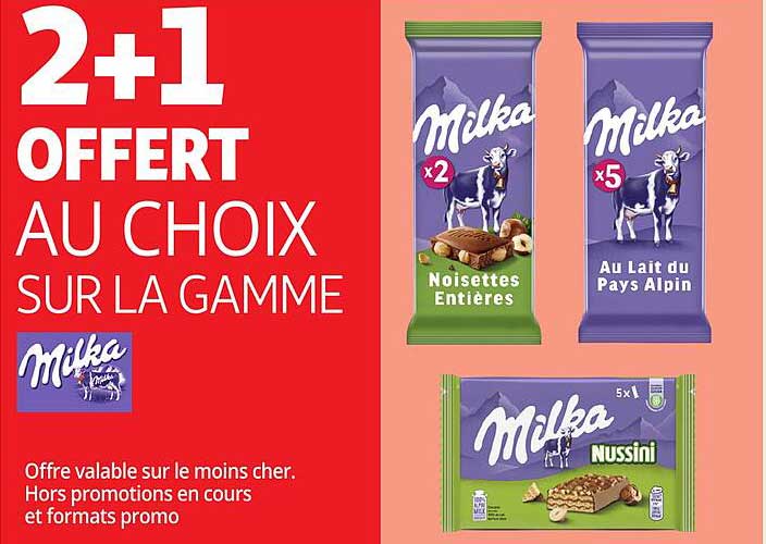 2+1 OFFERT AU CHOIX SUR LA GAMME