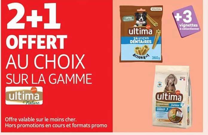 2+1 OFFERT AU CHOIX SUR LA GAMME