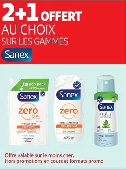 2+1 OFFERT AU CHOIX SUR LES GAMMES