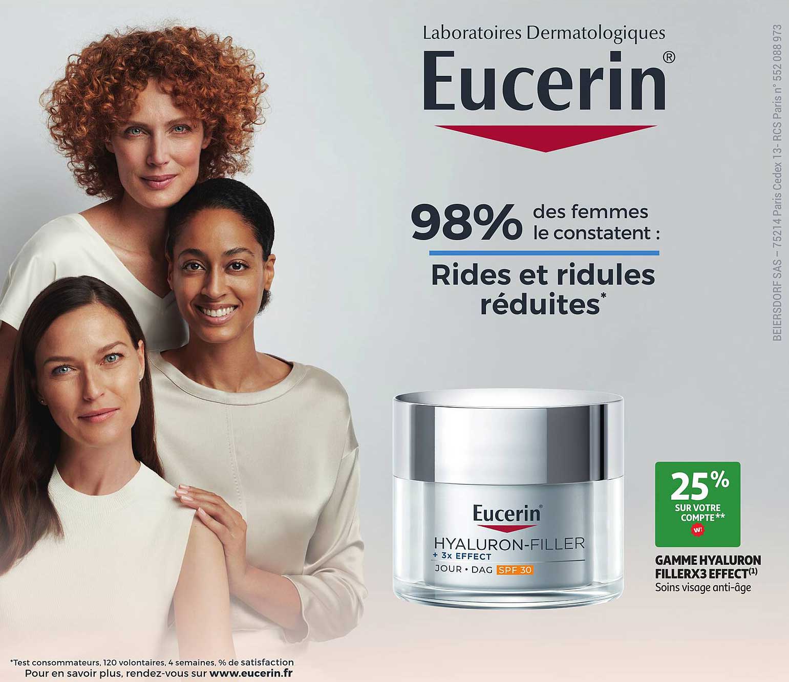 25% SUR VOTRE COMPTESUR GAMME HYALURON FILLER 3 EFFECT