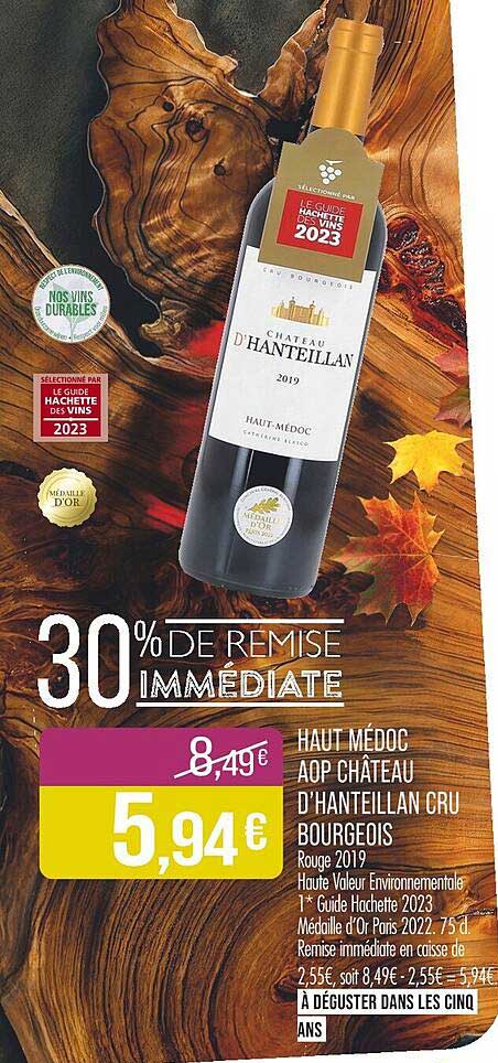 30% DE REMISE IMMMÉDIATE