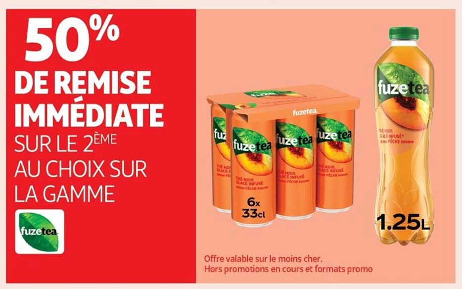 50% DE REMISE IMMEDIATE SUR LE 2ÈME AU CHOIX SUR LA GAMME