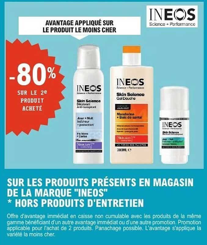 -80% SUR LE 2E PRODUIT ACHETÉ