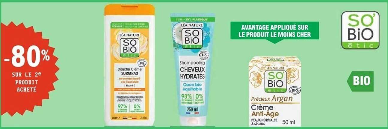 -80% SUR LE 2e PRODUIT ACHETÉ