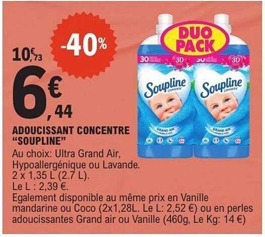 ADOUCISSANT CONCENTRÉ "SOUPLINE"