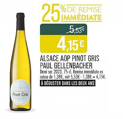 Alsace AOP Pinot Gris Paul Gellenbacher