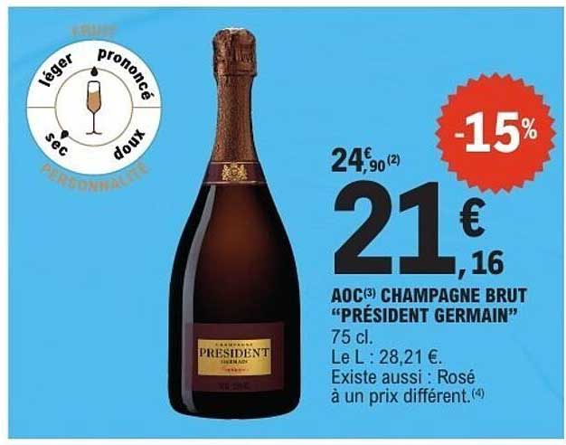 AOC Champagne Brut "Président Germain"