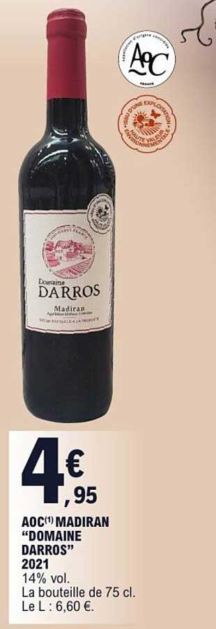 AOC Madiran "Domaine Darros" 2021