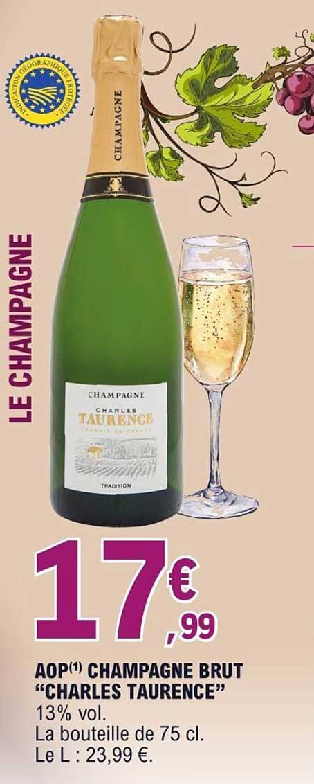 AOP Champagne Brut "CHARLES TAURENCE"