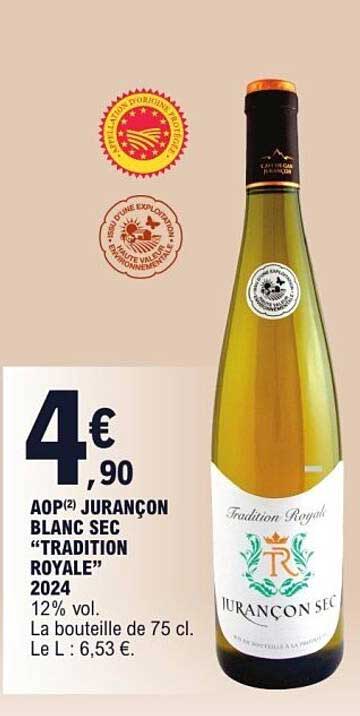 AOP(2) JURANÇON BLANC SEC "TRADITION ROYALE" 2024