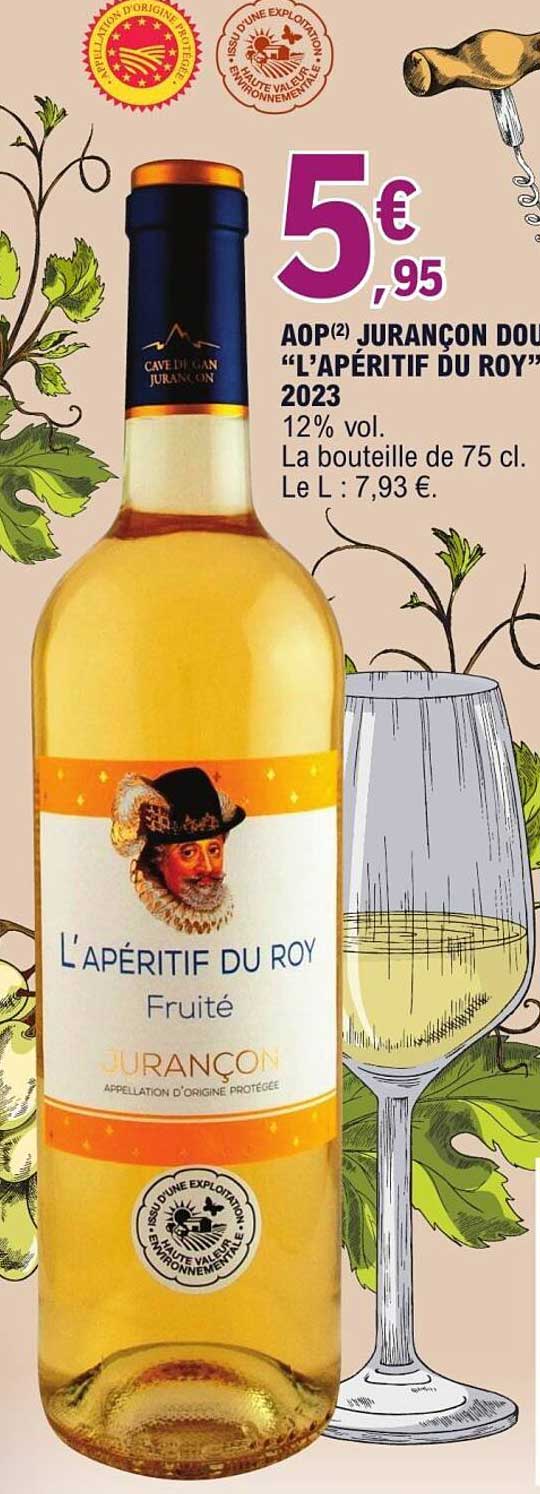 AOP(2) Jurançon doux "L'Apéritif du Roy" 2023