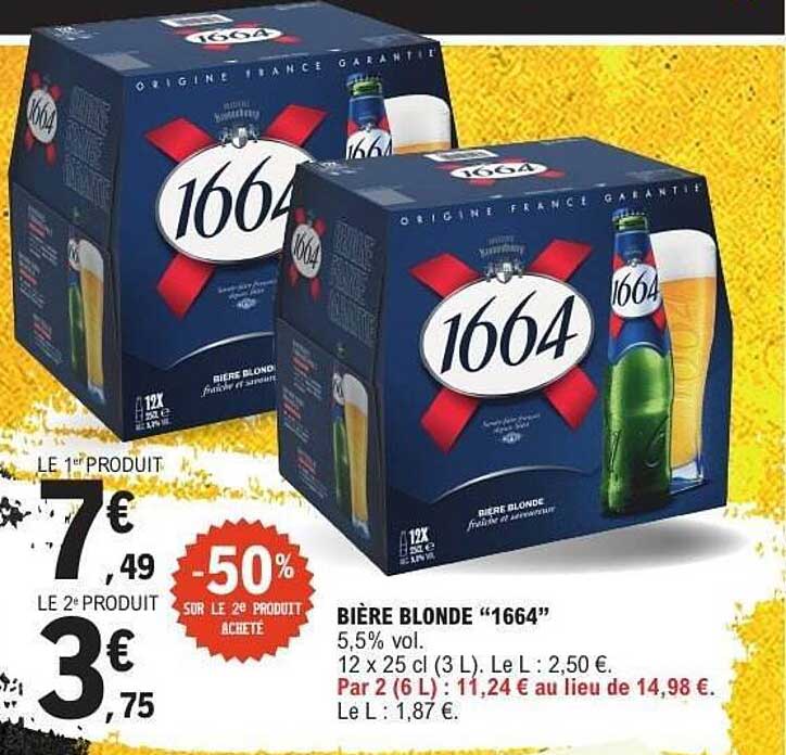 BIÈRE BLONDE "1664"