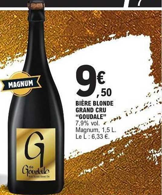 BIÈRE BLONDE GRAND CRU “GOUDALE”