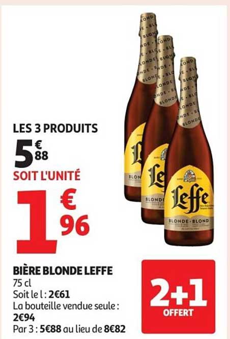 BIÈRE BLONDE LEFFE