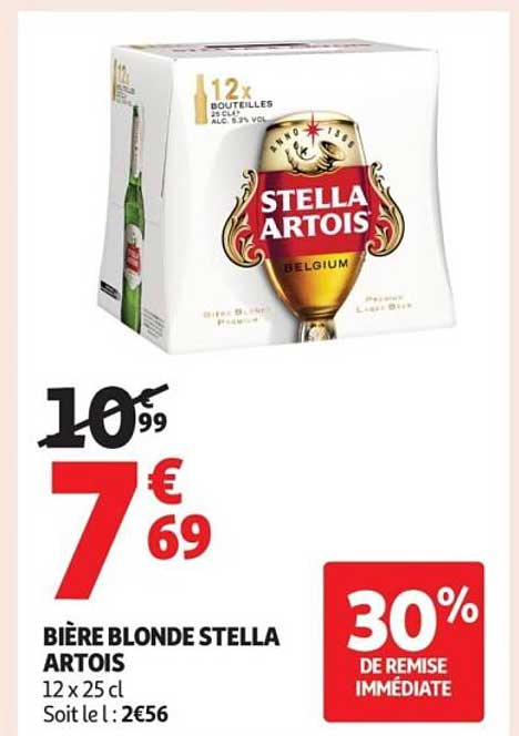 BIÈRE BLONDE STELLA ARTOIS