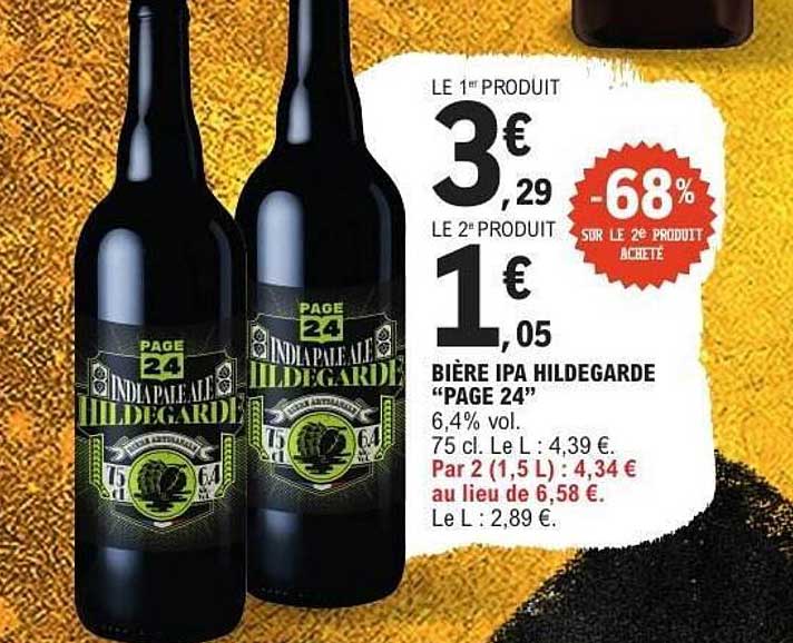 BIÈRE IPA HILDEGARDE "PAGE 24"