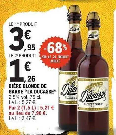 BIERRE BLONDE DE GARDE "LA DUCASSE"