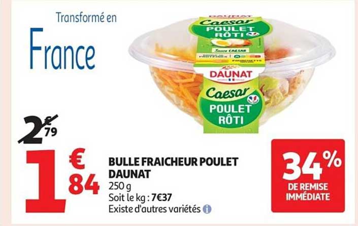 BULLE FRAICHEUR POULET DAUNAT