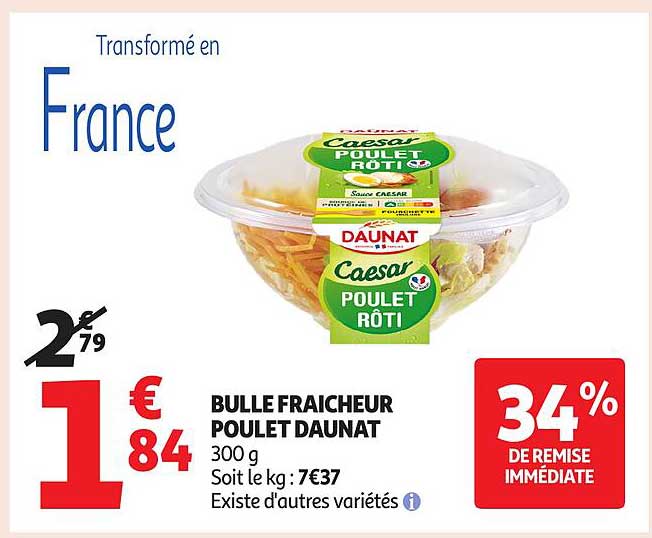 BULLE FRAICHEUR POULET DAUNAT