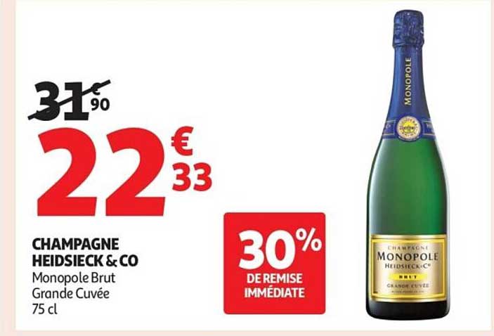 CHAMPAGNE HEIDSIECK & CO Monopole Brut Grande Cuvée 75 cl