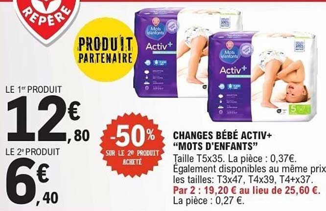 CHANGES BÉBÉ ACTIV+ "MOTS D'ENFANTS"