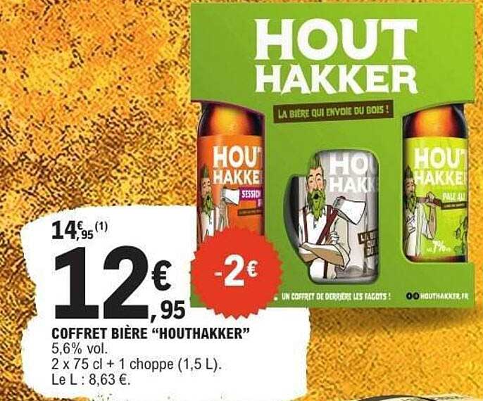 COFFRET BIERE “HOUTHACKER”