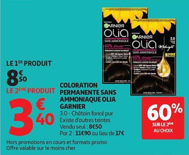 COLORATION PERMANENTE SANS AMMONIAQUE OLIA GARNIER