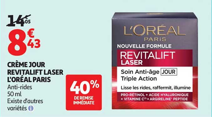 CRÈME JOUR REVITALIFT LASER L'ORÉAL PARIS