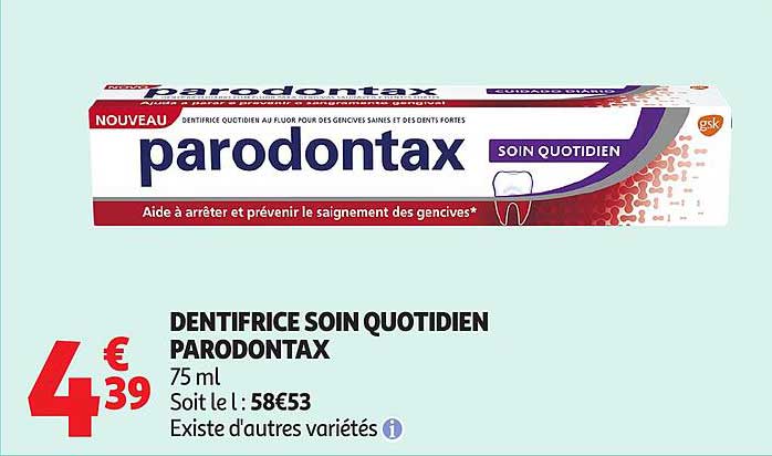 DENTIFRICE SOIN QUOTIDIEN PARODONTAX