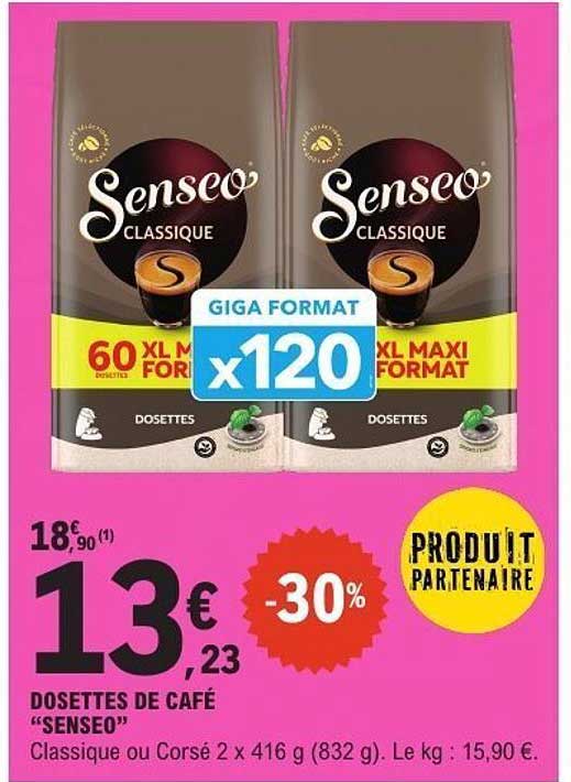 DOSSETTES DE CAFÉ “SENSEO”