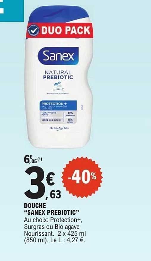 Douche "Sanex Prebiotic"