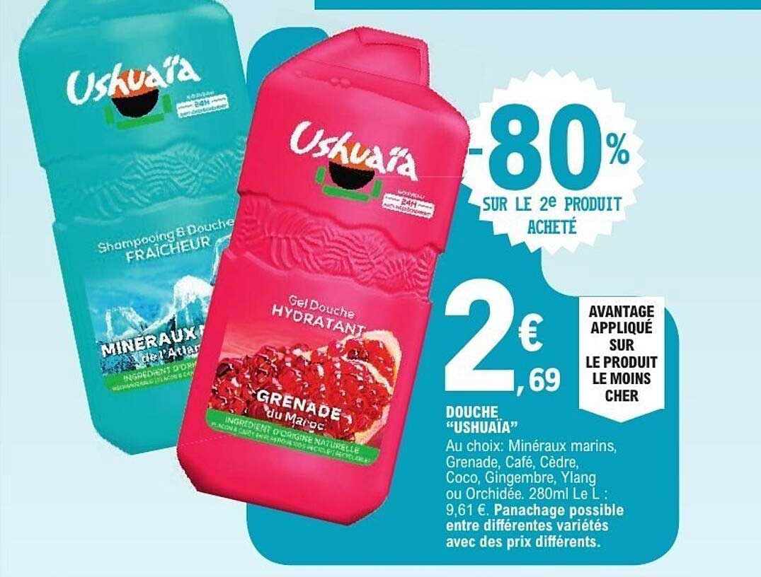 Douche "Ushuaïa"