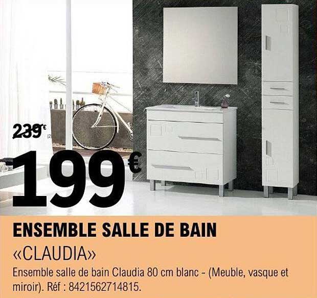 ENSEMBLE SALLE DE BAIN «CLAUDIA»