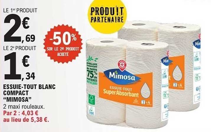 ESSUIE-TOUT BLANC COMPACT "MIMOSA"