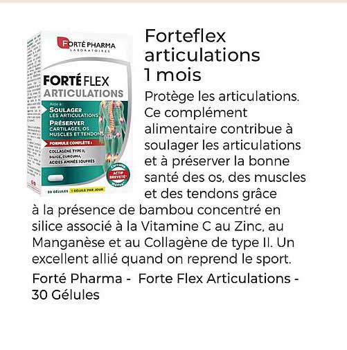 Forteflex articulations 1 mois