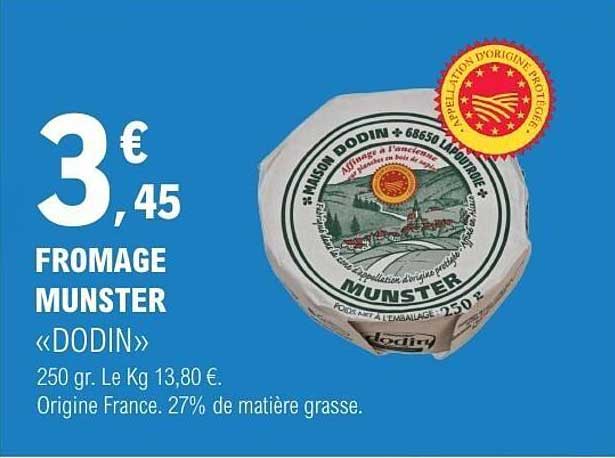 FROMAGE MUNSTER "DODIN"