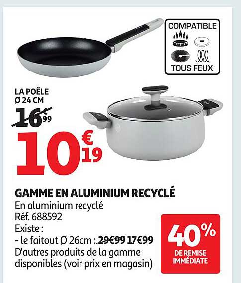 GAMME EN ALUMINIUM RECYCLE