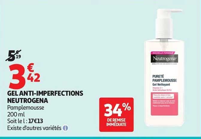 GEL ANTI-IMPURIFICATIONS NEUTROGENA Pamplemousse 200 ml