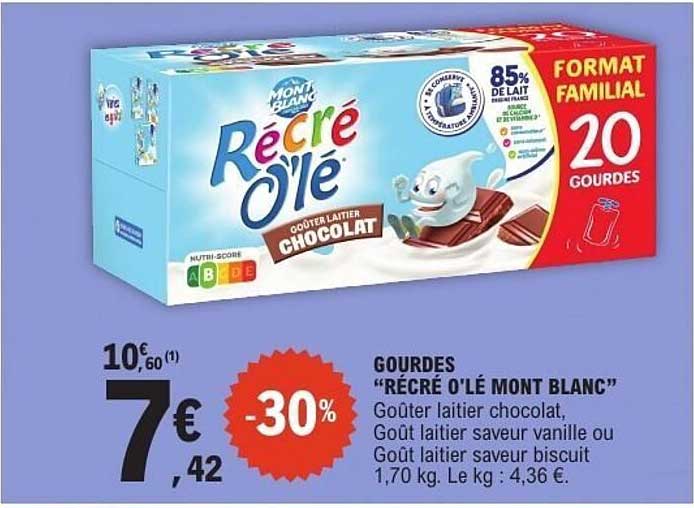 GOURDES “RÉCRÉ O’LÈ MONT BLANC”
