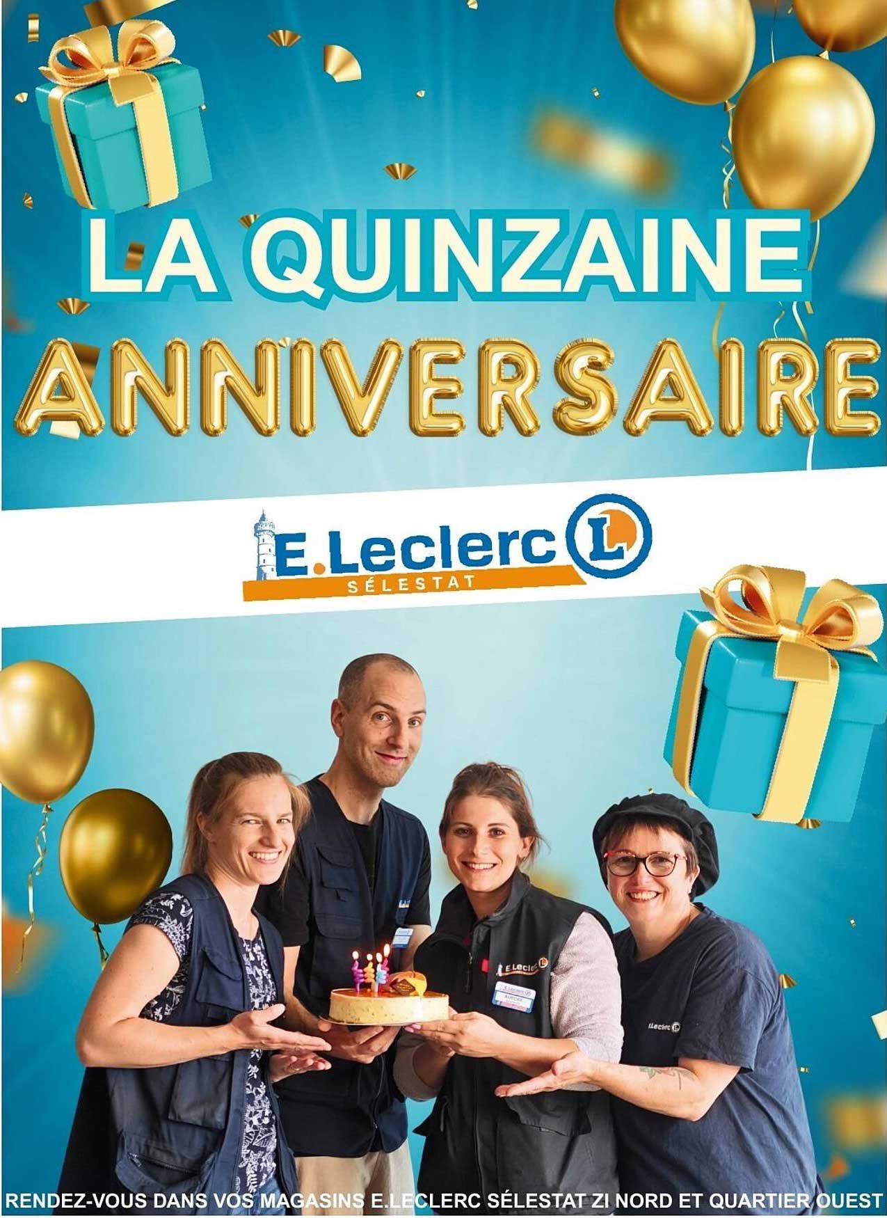 LA QUINZAINE ANNIVERSAIRE