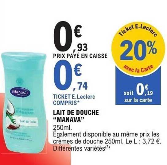 LAIT DE DOUCHE "MANAVA"