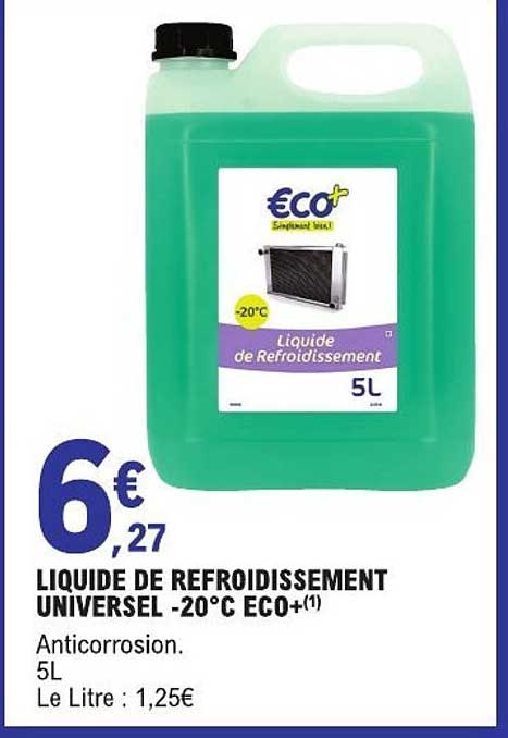 LIQUIDE DE REFROIDISSEMENT UNIVERSEL -20°C ECO+