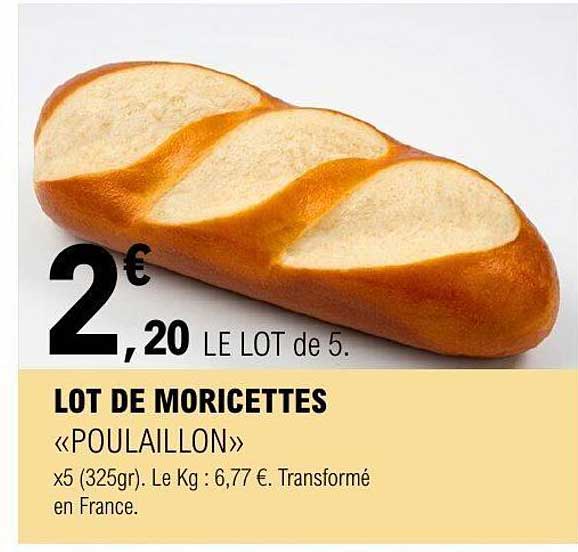 LOT DE MORICETTES «POULAILLON»