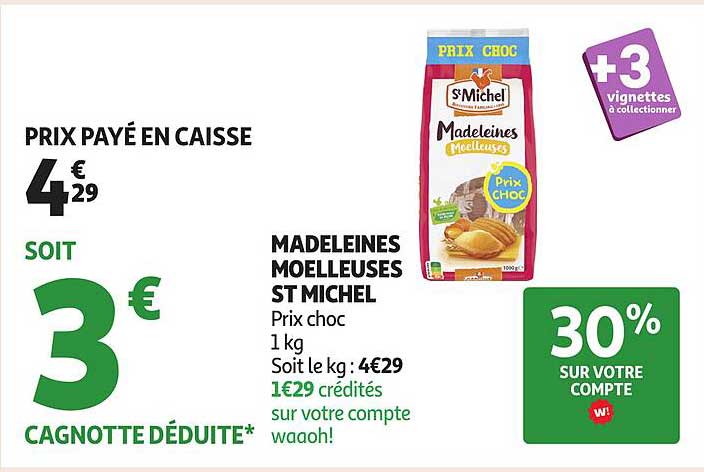 MADELEINES MOELLEUSES ST MICHEL