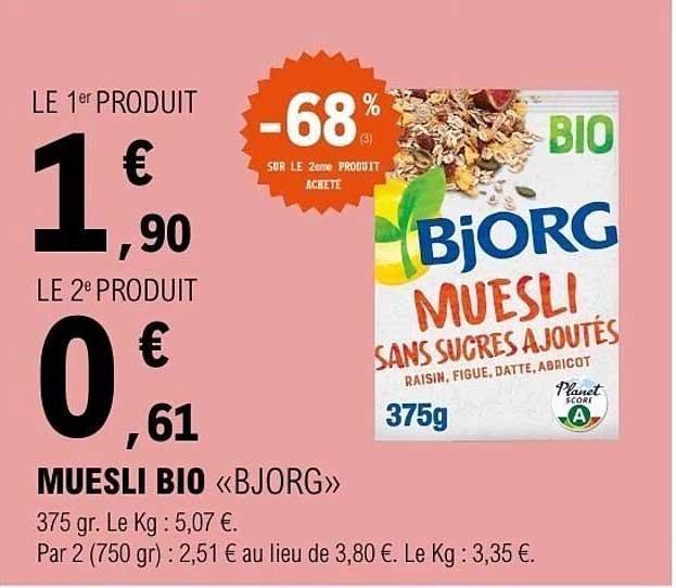MUESLI BIO «BJORG»