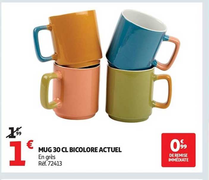 MUG 30 CL BICOLOR ACTUEL