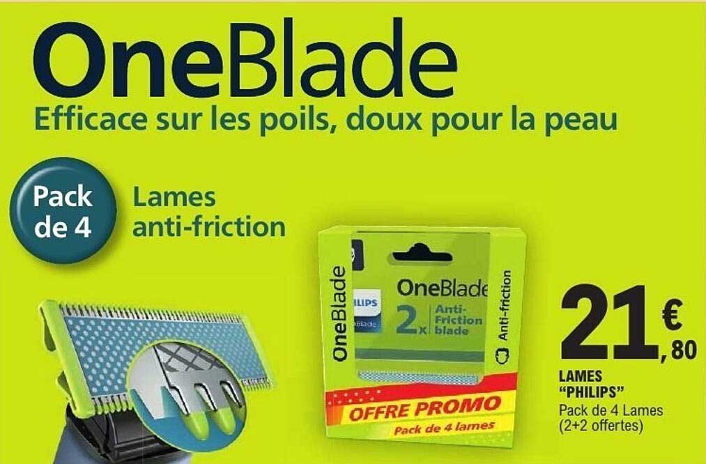 OFFRE PROMO Pack de 4 Lames (2+2 offertes)