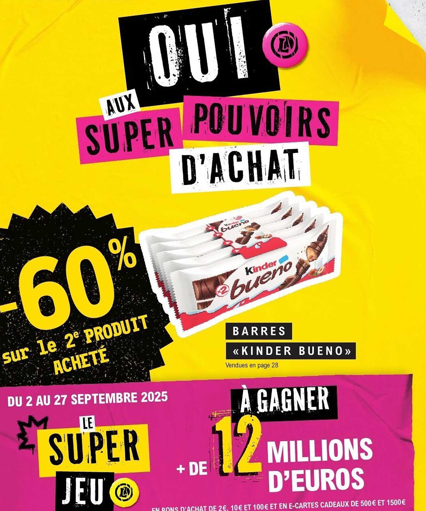 OUI AUX SUPER POUVOIRS D'ACHAT