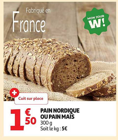 PAIN NORDIQUE OU PAIN MAÏS